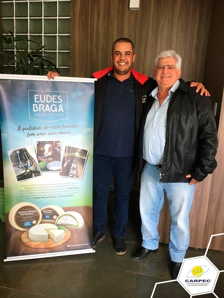 Visita do cooperado Eudes Braga